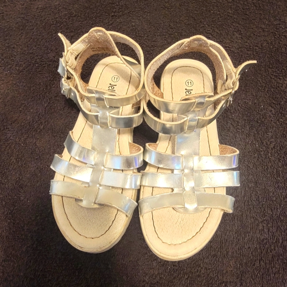 3 pairs of girls shoes. Size 11